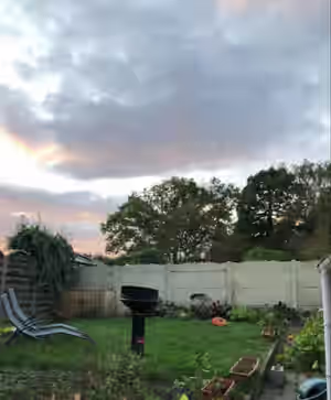 Jardin avec bord aménagé en potager productif, idéal pour légumes et herbes.